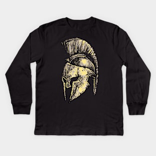 Roman helmet Kids Long Sleeve T-Shirt